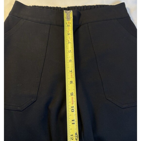 SPANX The Perfect Pant Ankle Joggers Black Medium Ponte Stretch Elastic Pockets - Picture 10 of 11